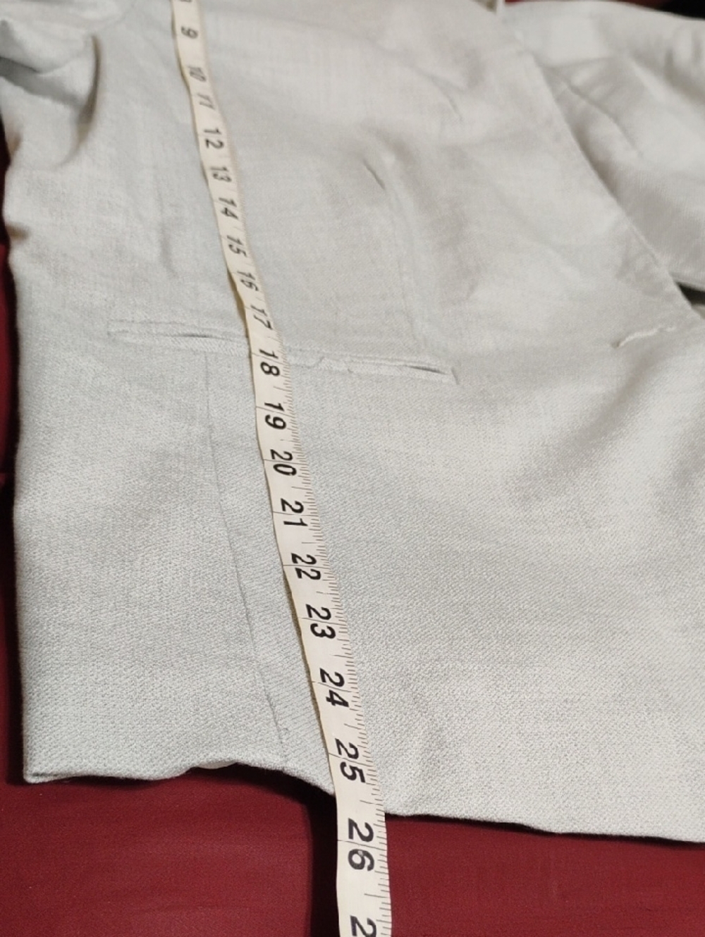 H&M Light Gray Blazer Size XL - Picture 7 of 12